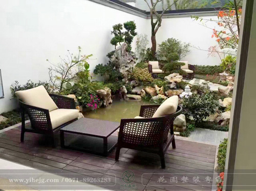中式别墅花园景观设计