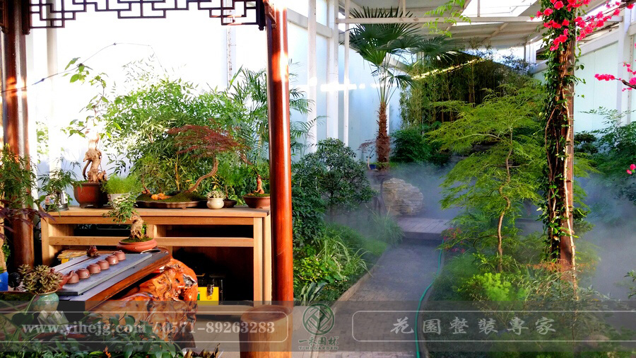 杭州西溪花市阳光房景观绿化设计｜私家小庭院景观设计